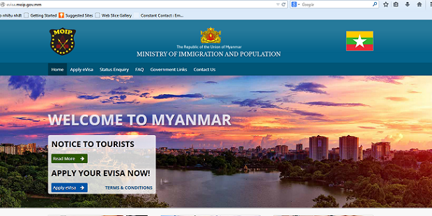 Myanmar visa